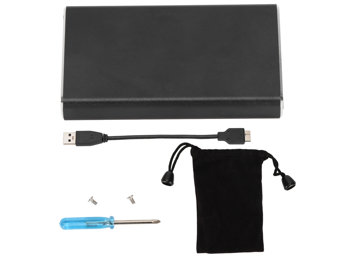 Caixa de Disco Rígido Móvel USB 3.0 com Dissipação de Calor Liga de Alumínio | S/MARCA