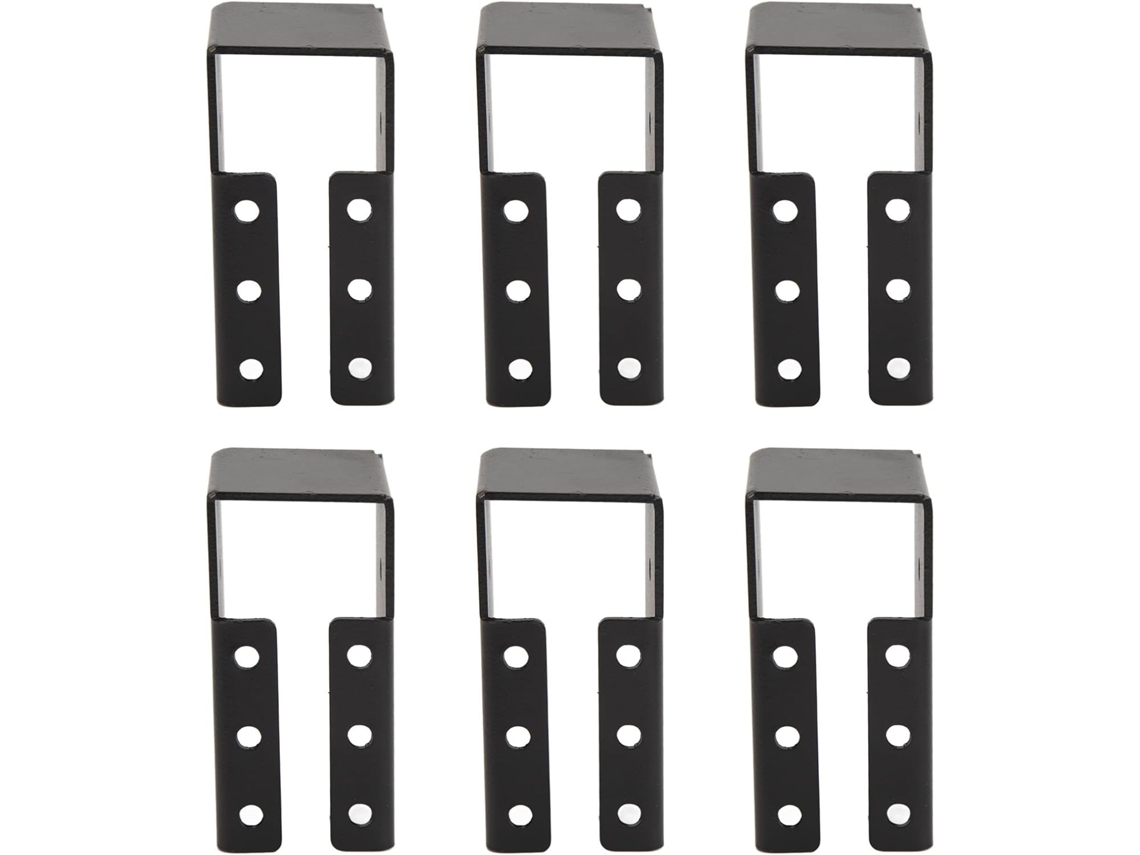 Conjunto De 24 Peças De Suporte Para Vigas De Aço Com Revestimento Em Pó Para Madeira De 2x4 Polegadas - Resistente - Ideal Para Projetos