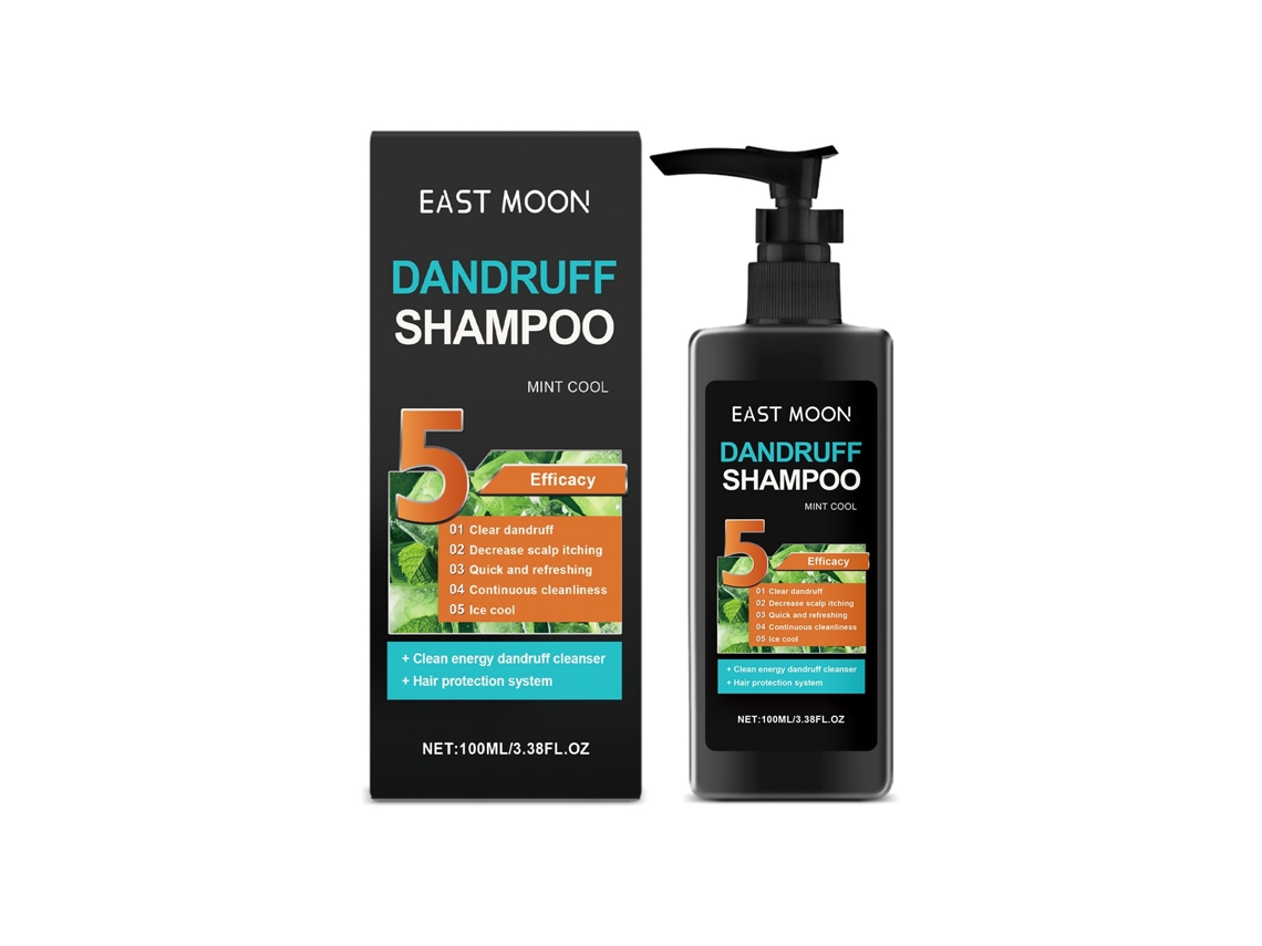 Shampoo Mint para Homens, Efeito Refrescante, Brilho, Controle de Oleosidade e Anti caspa LAXISCREED