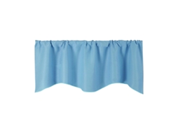 RNEMITERY Cortinas con cenefa para cocina, opacas, con aislamiento térmico y diseño de bolsillo para barra, tela suave y duradera para sala de estar, dormitorio