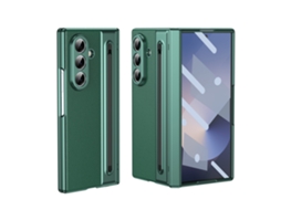 Capa Para Samsung Galaxy Z Fold8 Ultra, Capa Protetora De Película Temperada Tudo Em Um Gertiz (verde)