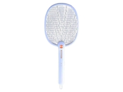 Lâmpada De Armadilha Mosquito Recarregável Bug Racket, Design Cabo Rotativo