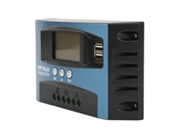Controlador De Carga Solar Lcd 12/24v 40a Com Usb