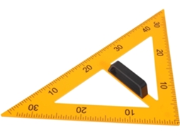 Lurelia Régua Triangular Em Plástico Com Magnética E Resistente Para Sala De Aula