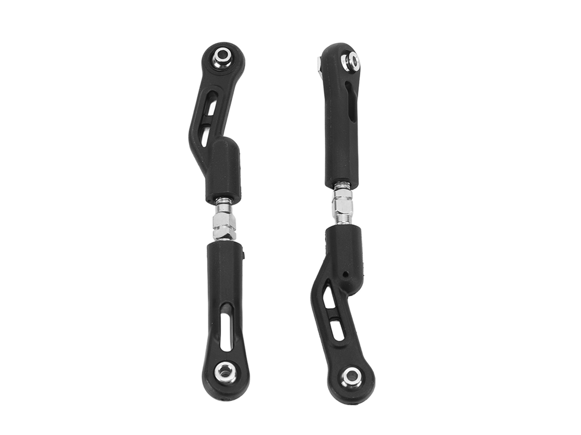 Mali 2pcs Biela Superior Traseira Rc Resistente Ao Desgaste Leve para Carro Zd Racing 1/8 Preto