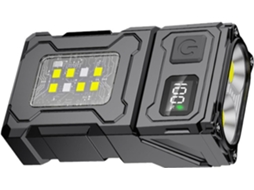 Lanterna Com Base Magnética, Led Multifuncional, Iluminação Externa