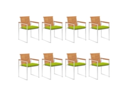 Garden Chair, Garden Chairs Vidaxl Verde Madeira De Acácia (n/a)