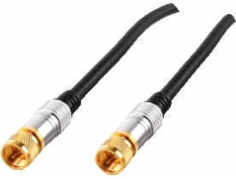 Cabo de Antena SCHWAIGER (Coaxial - 10 m - Preto)