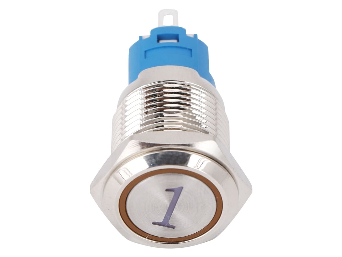 Interruptor Push button Momentâneo Reset com Led 220vac