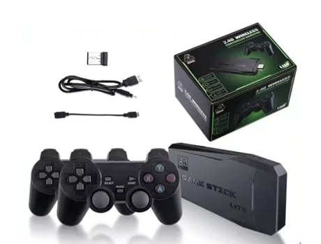 Pen Hdmi M8 Com 1000 Jogos Gamex Retro 2 Comandos Sem Fios