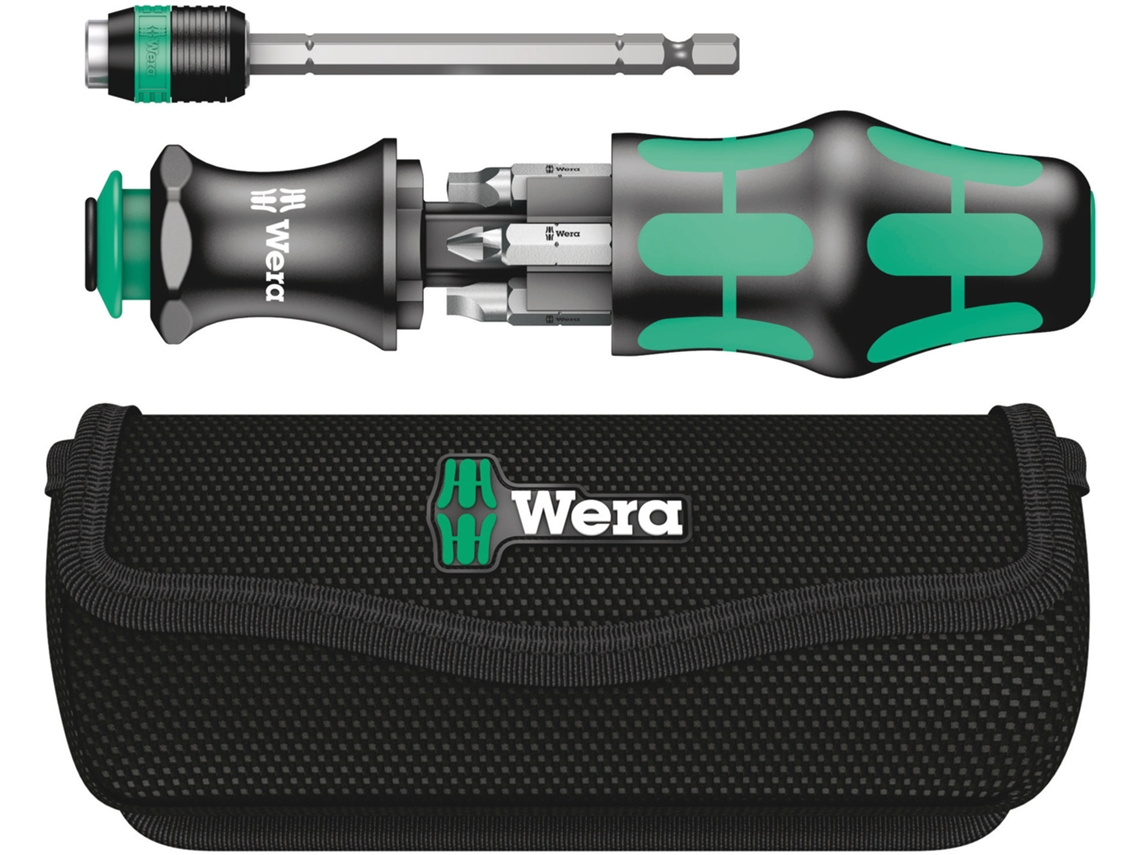 Porta-Bits Para Chave De Fenda Com Bolsa Kraftform Kompakt 26 WERA 05051025001