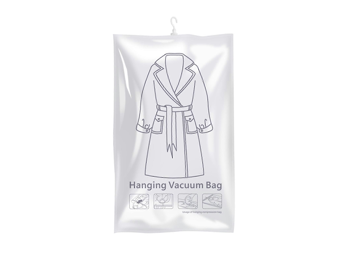 Economize Espaço No Guarda-roupa Com O Saco De Armazenamento A Vácuo Para Vestidos, Jaquetas E Roupas.