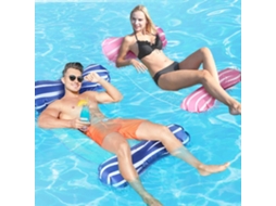 Rede Inflável Para Piscina, Colchão Flutuante 4 Em 1, Cadeira Inflável Para Adultos, Banheira De Hidromassagem, Piscina, Praia, Verão, Diversão, Rosa,