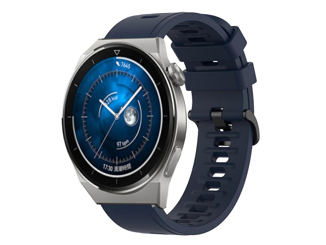 Pulseira De Silicone Macio De Cor Sólida Para Huawei Watch Gt3 Pro 46mm 22mm