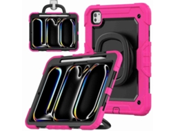 Capa de silicone híbrida para tablet Webake com alça de ombro para iPad Pro 11 (2024)