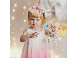 Primerox conjunto de Brincadeira de Jóias Princesa para Meninas com 60 Peças Acessórios de Fantasia