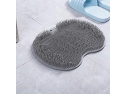 Tapete Massageador Para Os Pés Dobrável Em Tpr Com Gancho E Escova De Limpeza Ventosa.