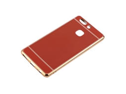 Capa Huawei P9plus Dourada com Slots para Cartões EOOCOO