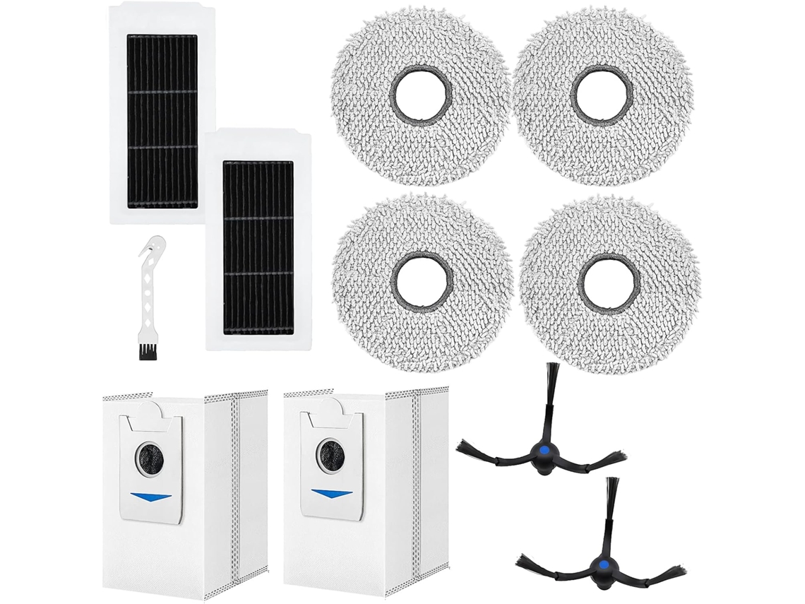 Kit de Acessórios para Aspirador Robô Ecovacs Deebot X5 Omni e Pro 157 BRILVIBERA