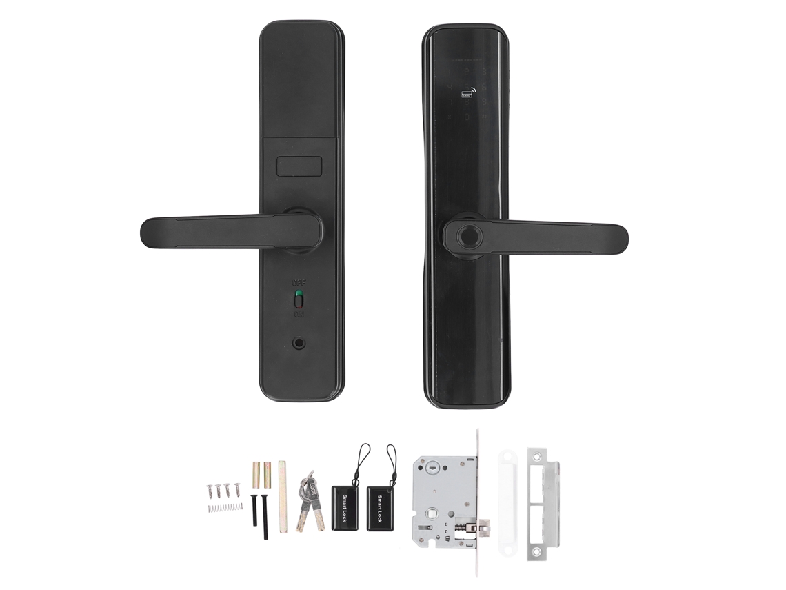 Fechadura Inteligente Laxiscreed Com Código, Bluetooth E Impressão Digital Para Porta De Entrada