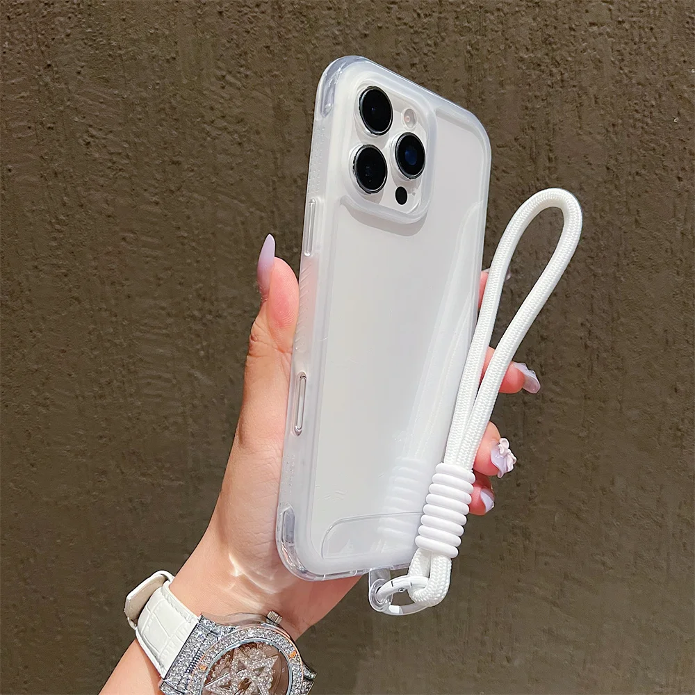 (iphone 17 Pro Max, Branco) Capa Transparente Para Iphone, Resistente A Impactos E Protetora, Ideal Para Meninas.