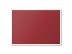 Magnetic Board Strong Orange For The Living Room Espelharte (70x50 Cm)