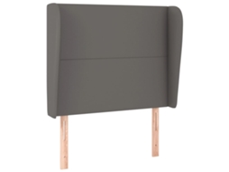 Headboard, Headboards Vidaxl Cinzeto Couro Artificial (83 X 23 X 118/128 Cm)