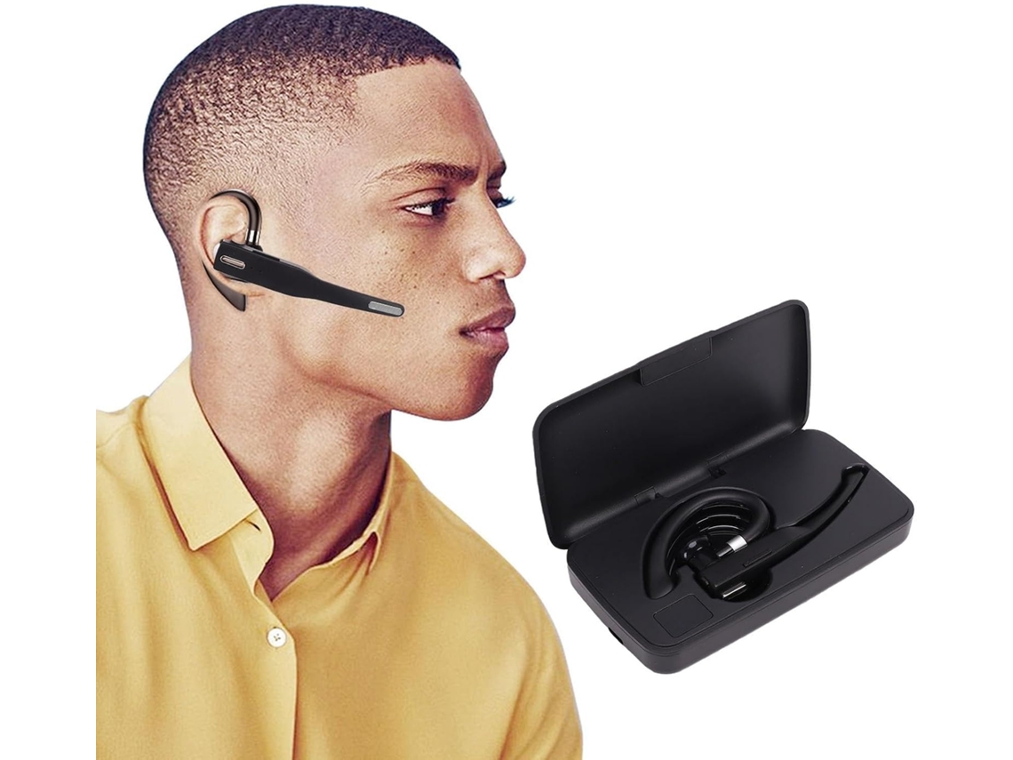 Fone De Ouvido Bluetooth Luocute, Com Cancelamento De Ruído, Fone De Ouvido Único Com Viva Voz Para Reuniões Negócios
