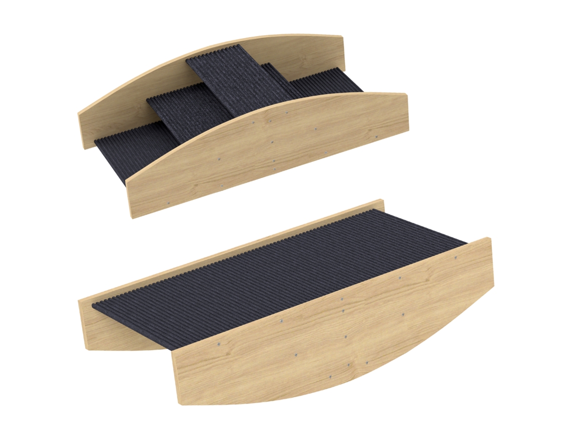 Gangorra Dupla Agilidade Madeira Natural 80x40x20 VOLTEDGE