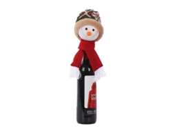 Laxiscreed Enfeite De Natal Para Garrafa De Vinho, Capa Festiva, Decorativa E Elegante