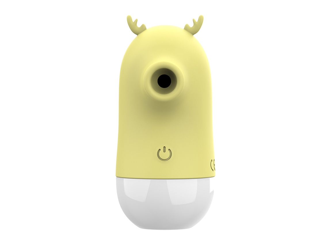 2 Em 1 Vibrador De Massagem De Chupar E Lamber A Lngua Com 5 Modos Para Mulheres (amarelo) Yizhood