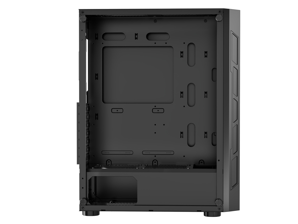 Caixa De Computador Succebuy Para Jogos Torre Média Com 3 Ventiladores Argb De 120 Mm