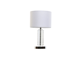 Lâmpada de mesa HOME ESPRIT Branco Cristal 50 W 220 V 25 x 25 x 42 cm