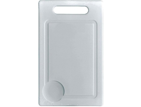 Tábua De Corte 21 X 15 Cm Plástico Branco Aluminium Et Plastique