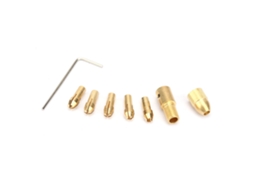 Conjunto De 7 Mandris Laxiscreed Para Parafuso Elétrico, 0,5 A 3mm, Compatível Com Micro Brocas De 2,35mm