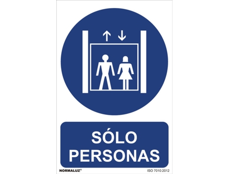 SINAL USO OBRIGATÓRIO APENAS PESSOAS (PVC 0.7MM) 30X40CM