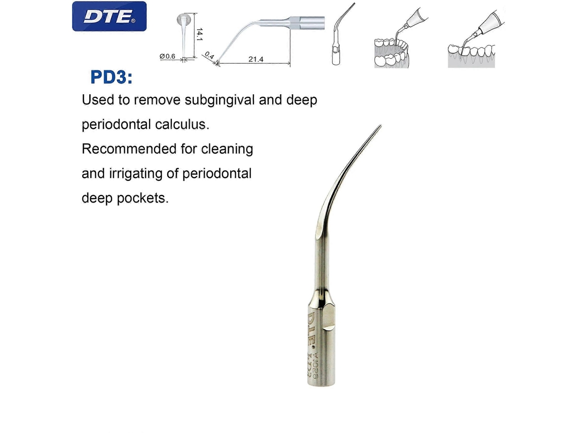 Pontas De Raspador Ultrassônico Woodpecker Dte Dental Ferramentas Odontológicas Instrumentos Médicos P Pd Ativação Endo Encaixe Ems Nsk Satelec
