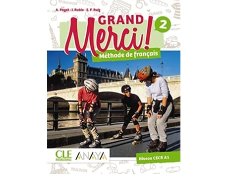 Livro Grand Merci! 2. Livre Eleve Pack Da Editorial Cle-anaya De Adrien Payet, Isabel Rubio Pérez Et Al. (francês)