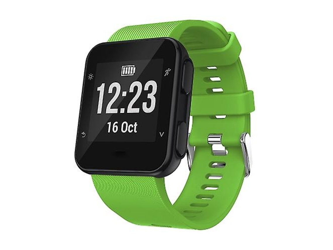 Pulseira Esportiva De Silicone, Compatível Com Relógio Garmin Forerunner 35, Verde
