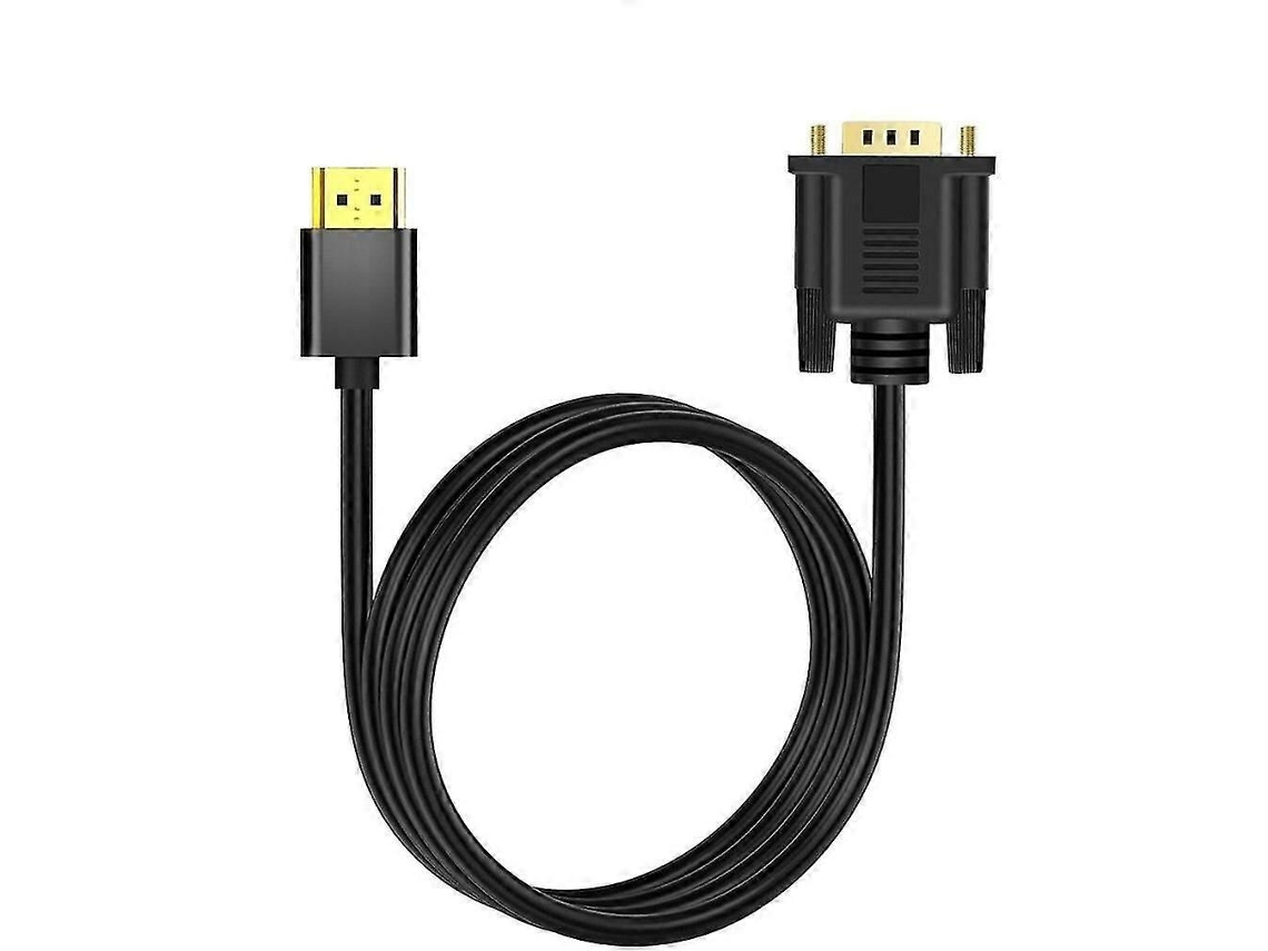 Cabo De Conversão Hdmi-compatível Para Vga Com Chip, Instalação Rápida, Operação Simples, Sem Software E Sem Configuração