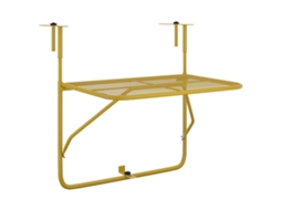 Balcony Table, Balcony Tables Vidaxl Ouro Aço (n/a)