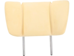 Almofada de espuma de substituição para capa de cabeça de carro com tubo de ferro para assentos de camping.