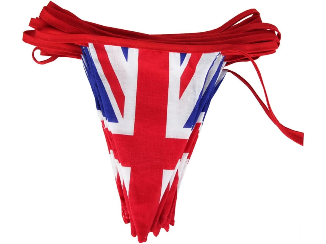 Bandeira Britânica Retangular Decorativa Em Algodão (1 Unidade)