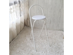 Banqueta Dobrável Portátil De Madeira, 60cm, 65cm, 70cm E 75cm, Com Encosto Apoio Para Os Pés, Ideal Casa,