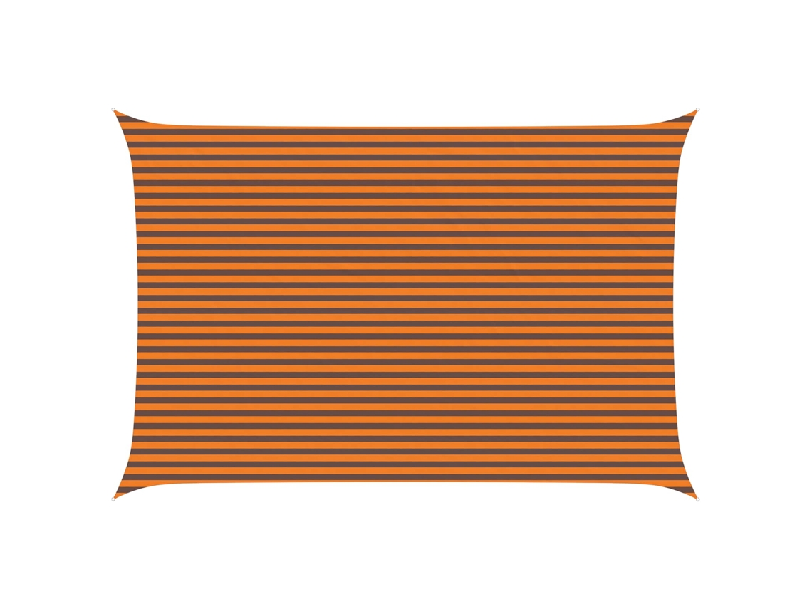 Conjunto 1 Sombra Externa Vidaxl Laranja Poliéster
