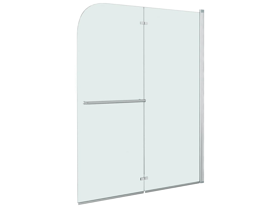 Maison Exclusive - Divisória De Chuveiro Dobrável 2 Painéis Esg 95x140 Cm