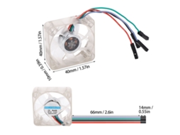 Ventoinha De Resfriamento Cpu Pc Com Led 3 Cores