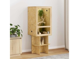 Vidaxl Terrário Castanho 50 X 50 X 130 Cm Osb