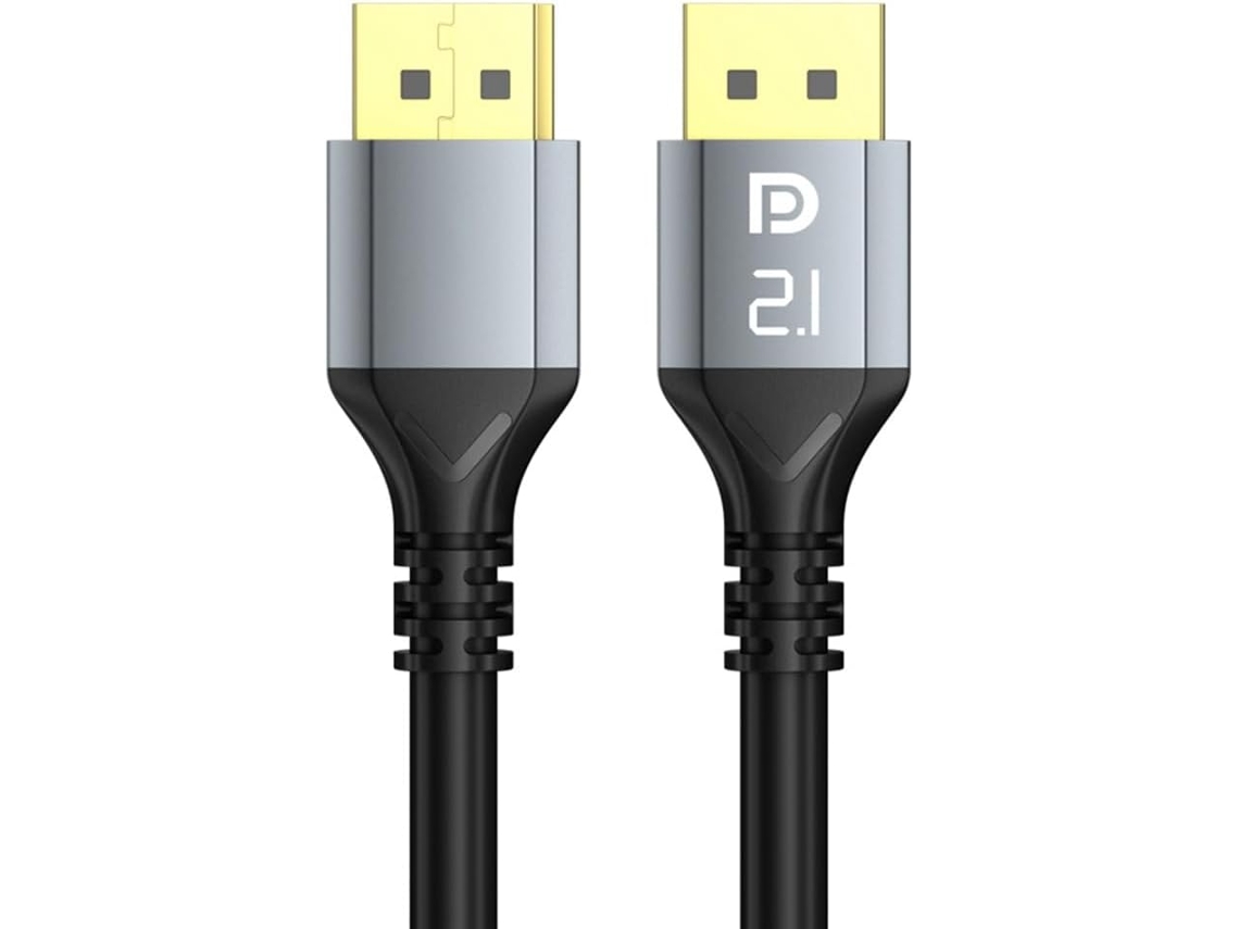 Cabo de Áudio e Vídeo 2.1 Dp 16k Ultra Hd para Laptop, Tv e Projetor. SFUSHOS