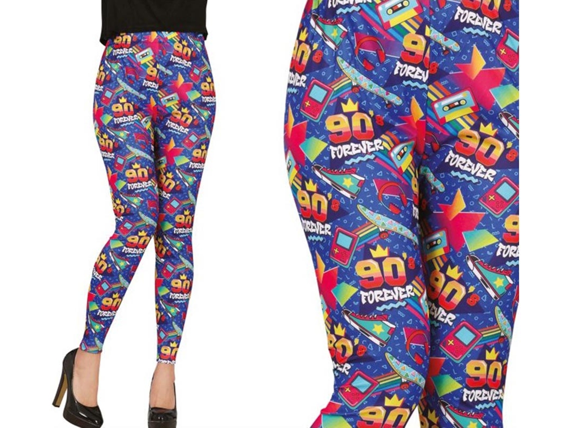Leggings dos anos 90 para mulheres